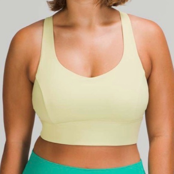 lululemon athletica Other - Lululemon Free to be Serene Long Line Bra ~ Light Support C/D Cup ~ 6 ~Dew Green